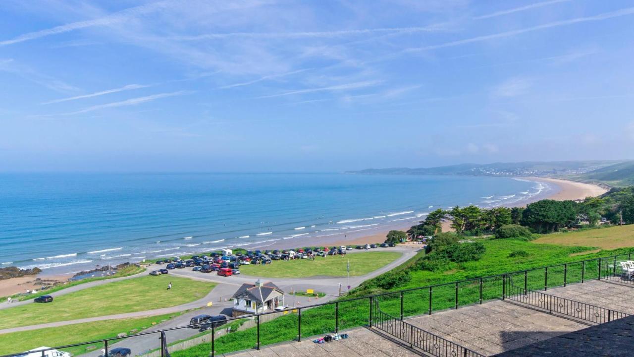 Clifton Court Apt 23 With Seaviews & Heated Pool Apartment Croyde Exterior foto